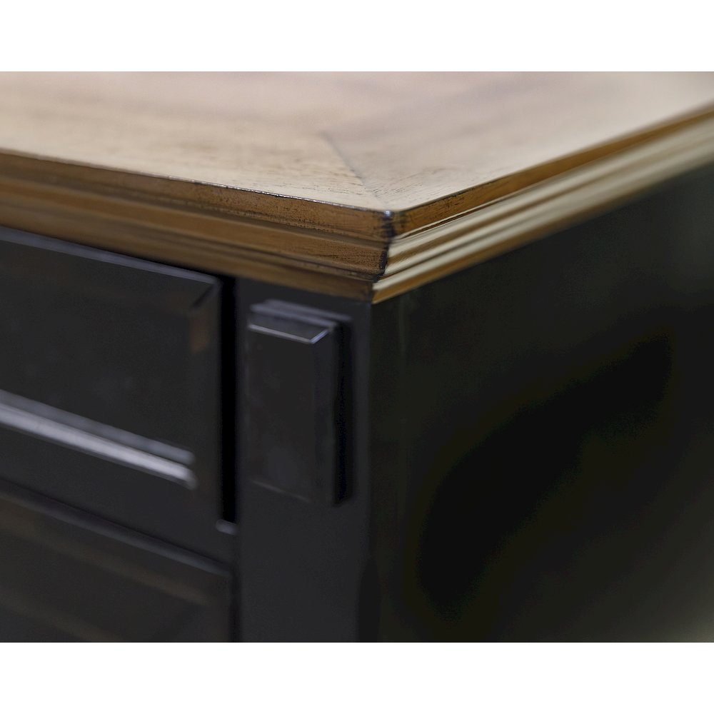 Palisades 67" Fireplace Console, Fully Assembled, Gray. Picture 5