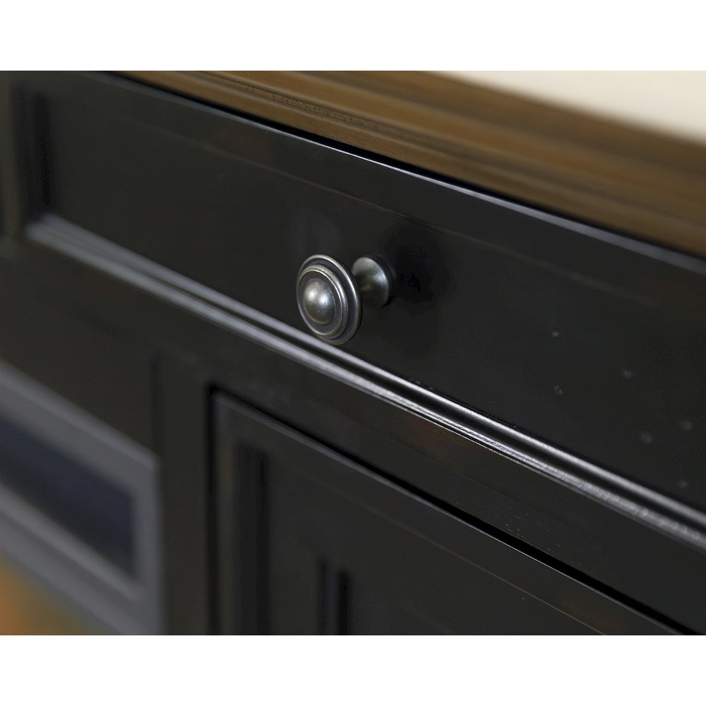 Palisades 67" Fireplace Console, Fully Assembled, Gray. Picture 8