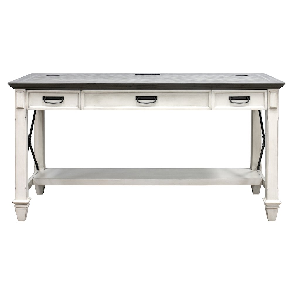 Hartford Wood Writing Desk, White. Picture 2