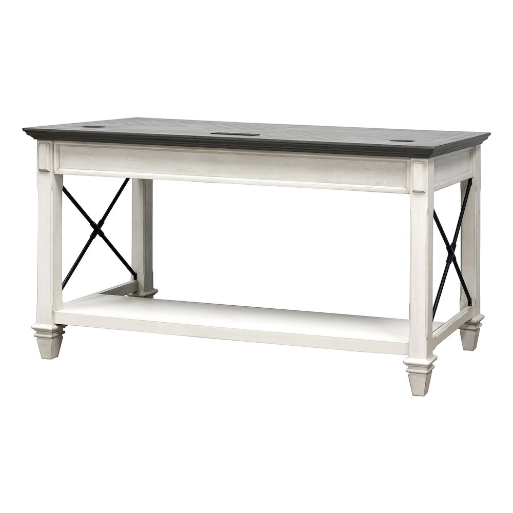 Hartford Wood Writing Desk, White. Picture 1