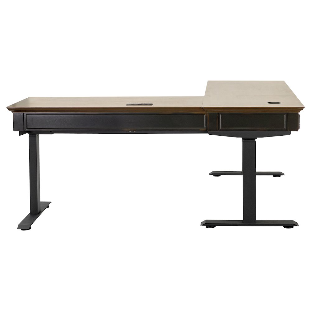Hartford Electric Sit/Stand L-Desk and Return, Height Adustable. Picture 3