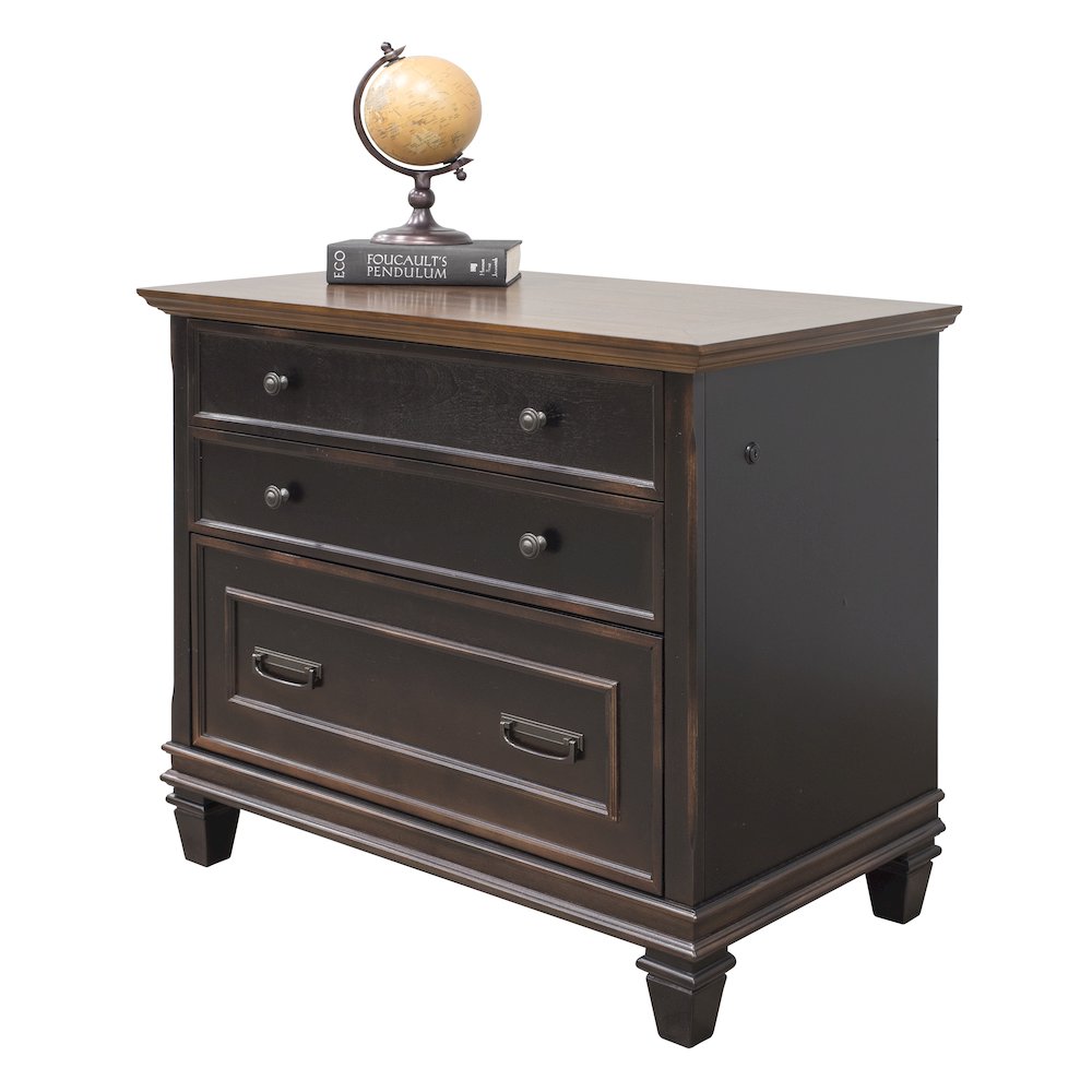 Hartford Wood Lateral File With Locking Legal/Letter File Drawer. Picture 2