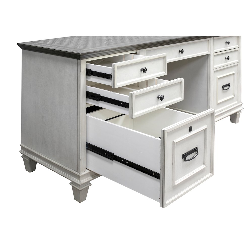 Hartford Wood Credenza, White. Picture 8