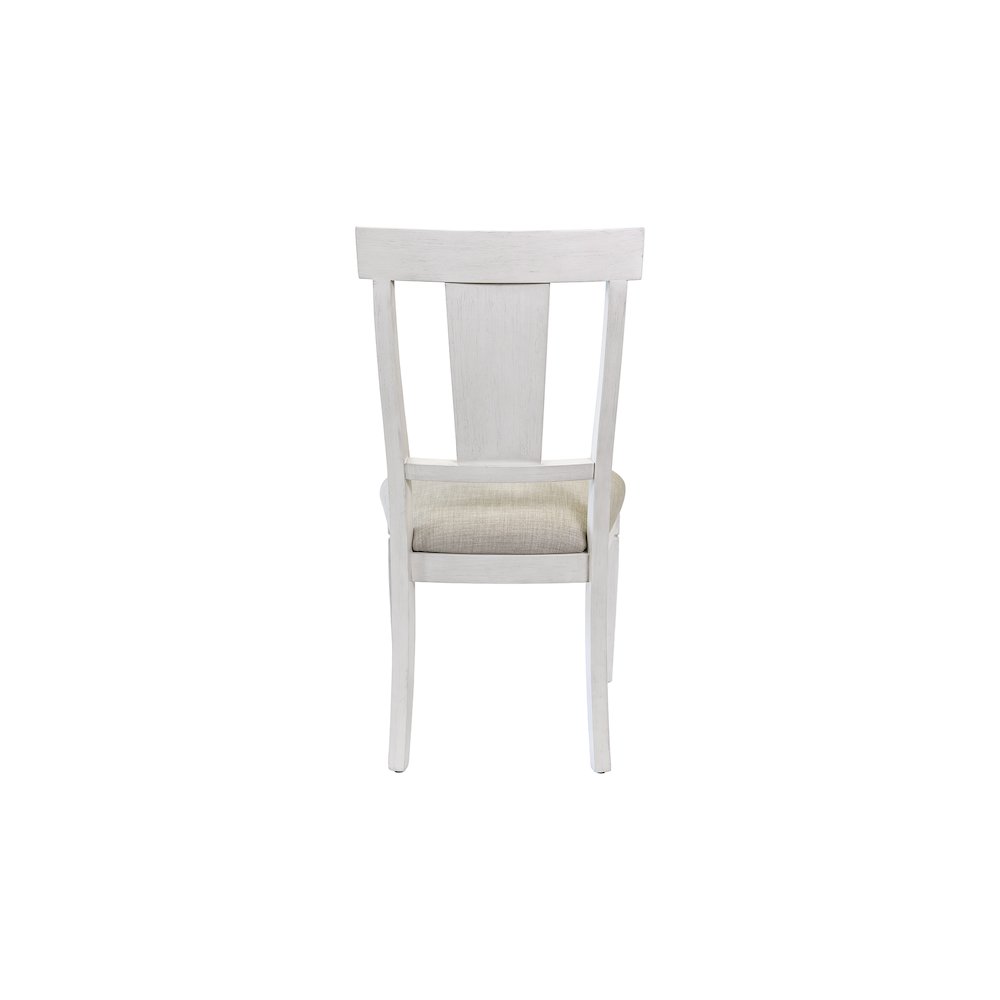 Hartford Two Wood Traditional Kitchen Table Chairs, White. Picture 5