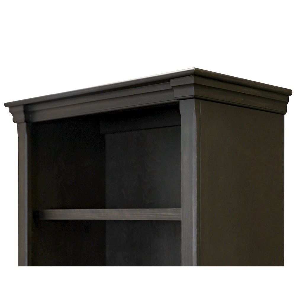 Kingston Wood Bookcase With Doors, Fully Assembled. Picture 5