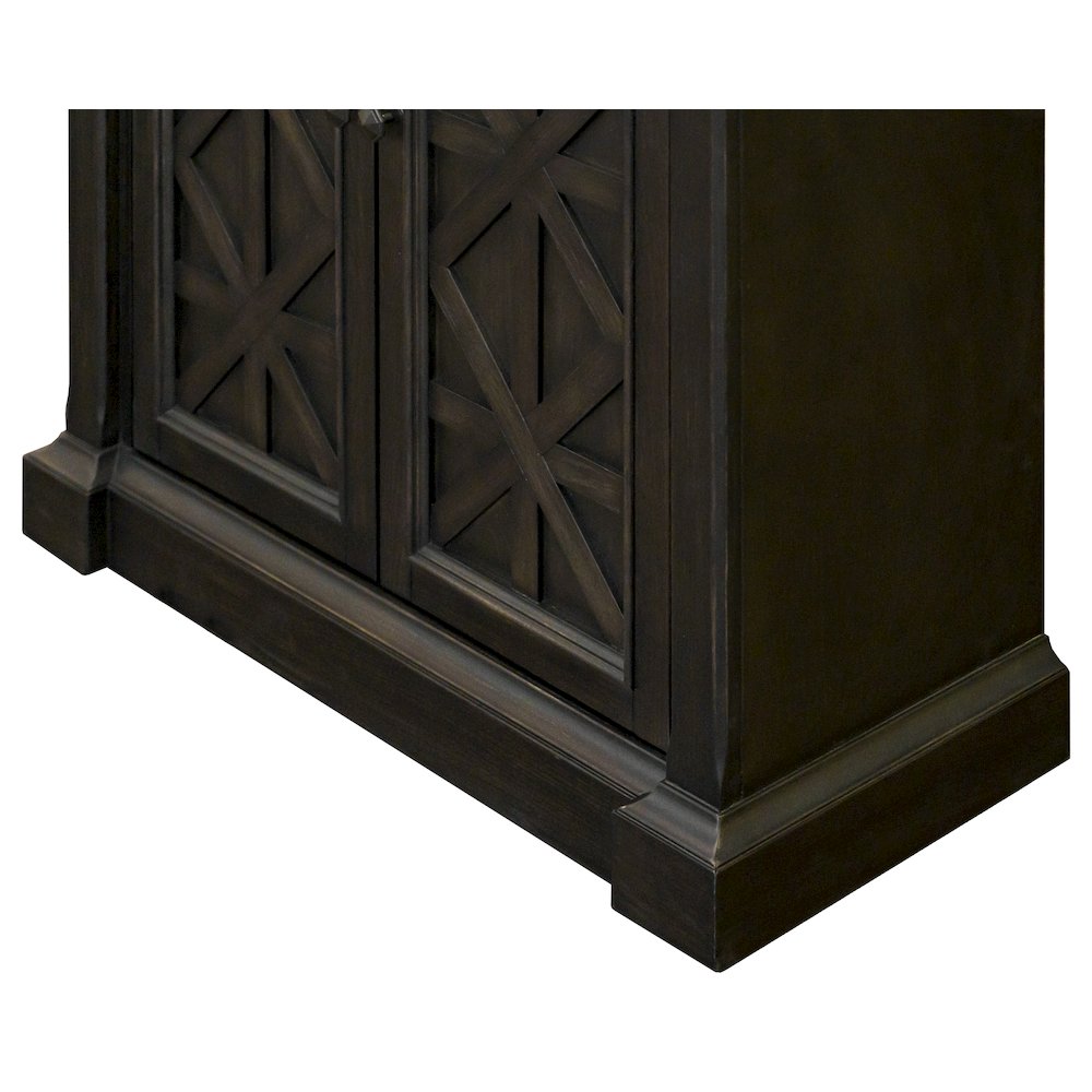 Kingston Wood Bookcase With Doors, Fully Assembled. Picture 6