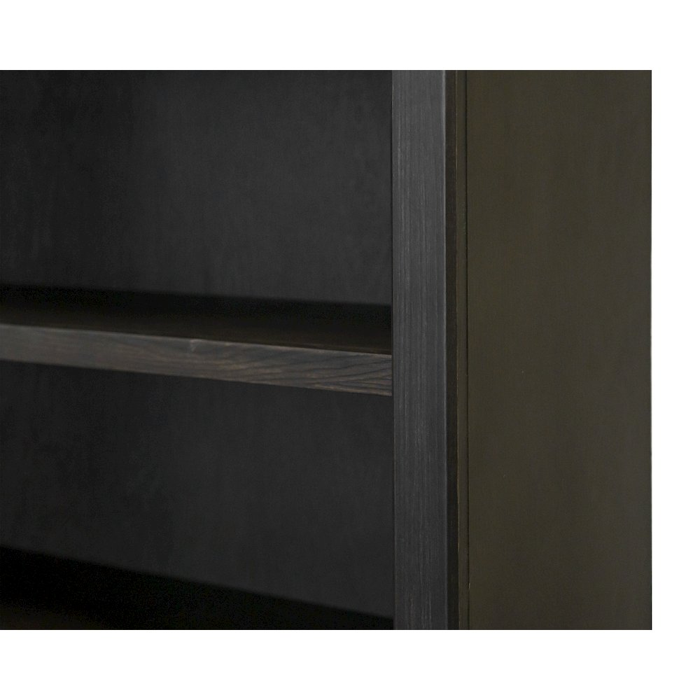 Kingston Wood Bookcase With Doors, Fully Assembled. Picture 8