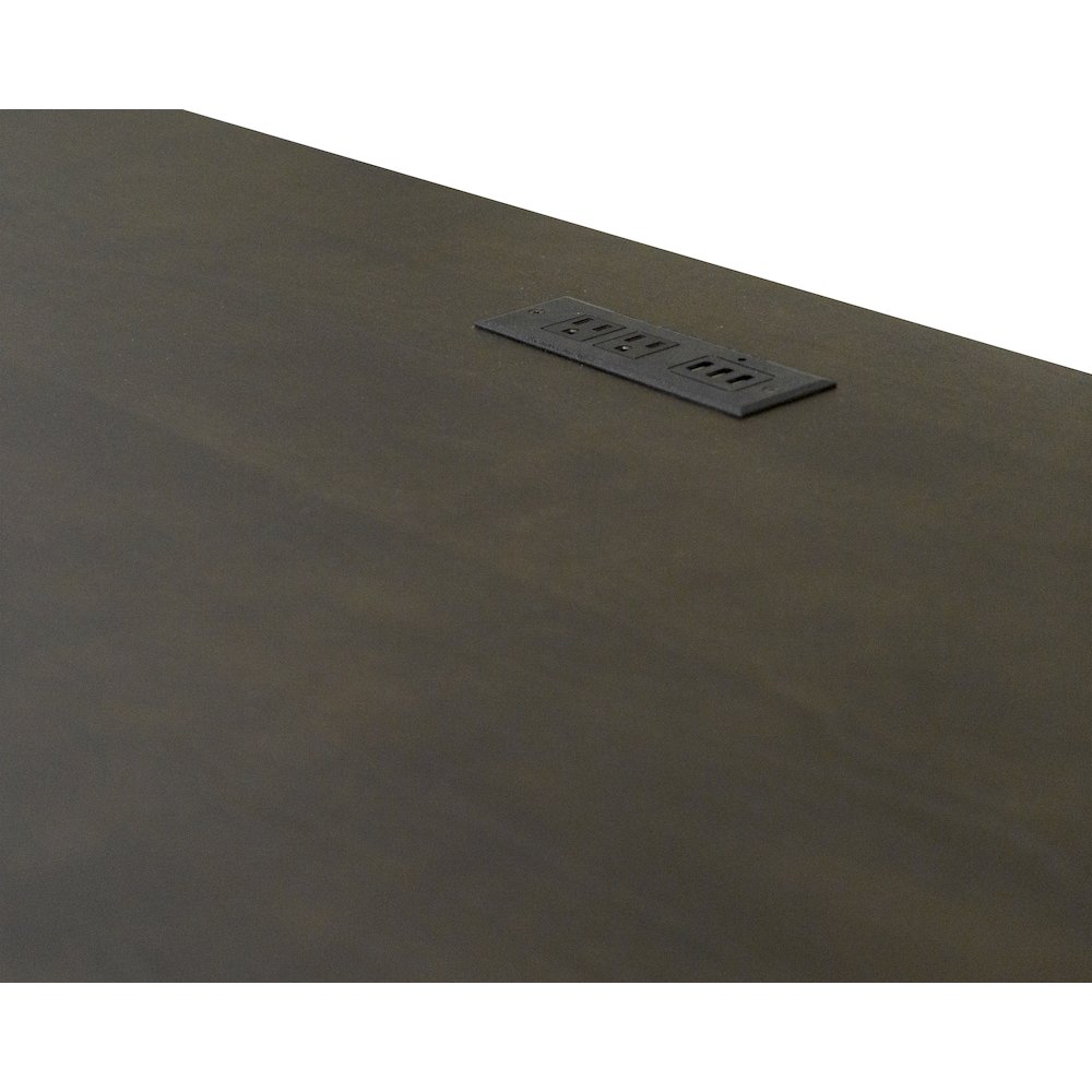 Kingston Wood Electronic Sit/Stand Desk, Dark Brown. Picture 12