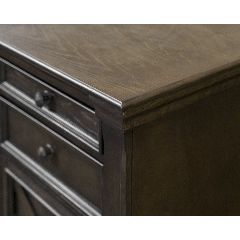 Kingston Wood Double Pedestal Executive Desk, Fully Assembled. Picture 8