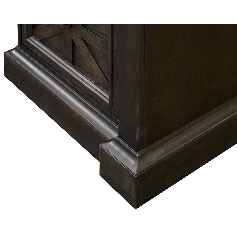 Kingston Wood Double Pedestal Executive Desk, Fully Assembled. Picture 9