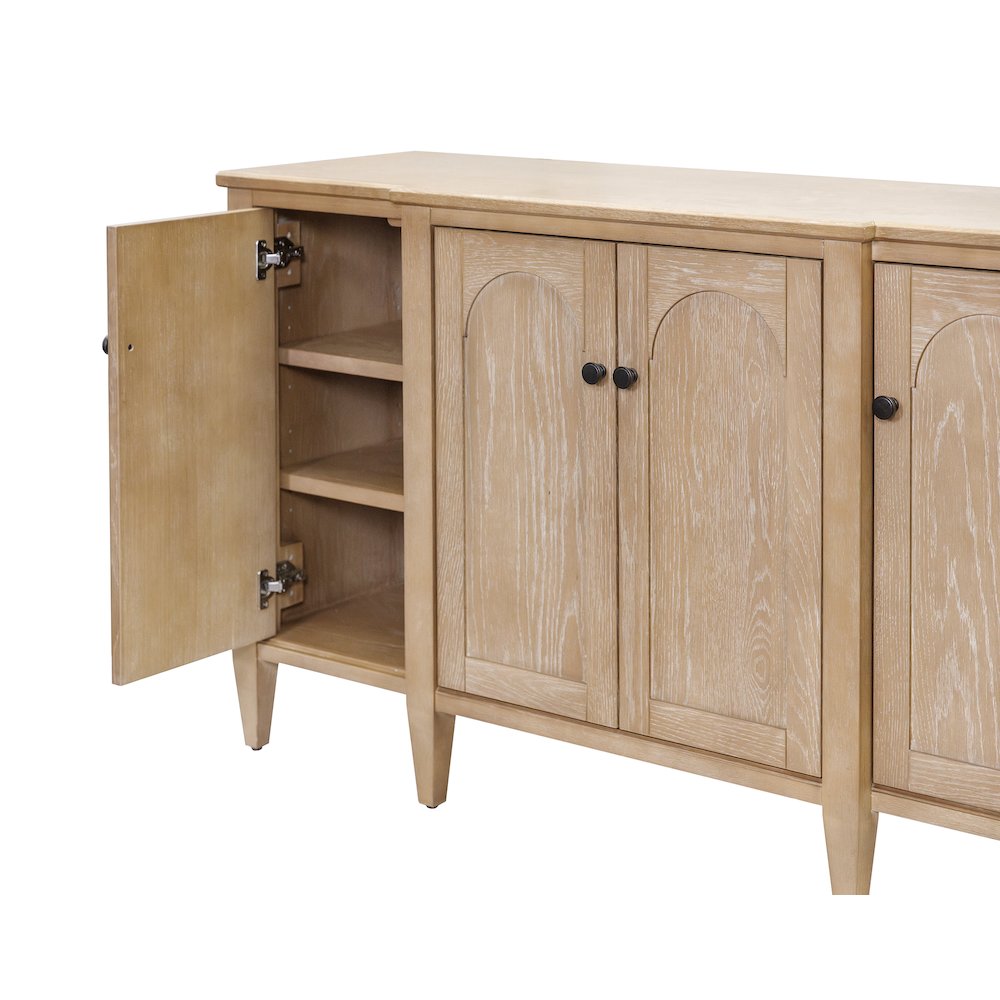 Laurel Wood Console, Wood Accent Cabinet, Fully Assembled. Picture 9