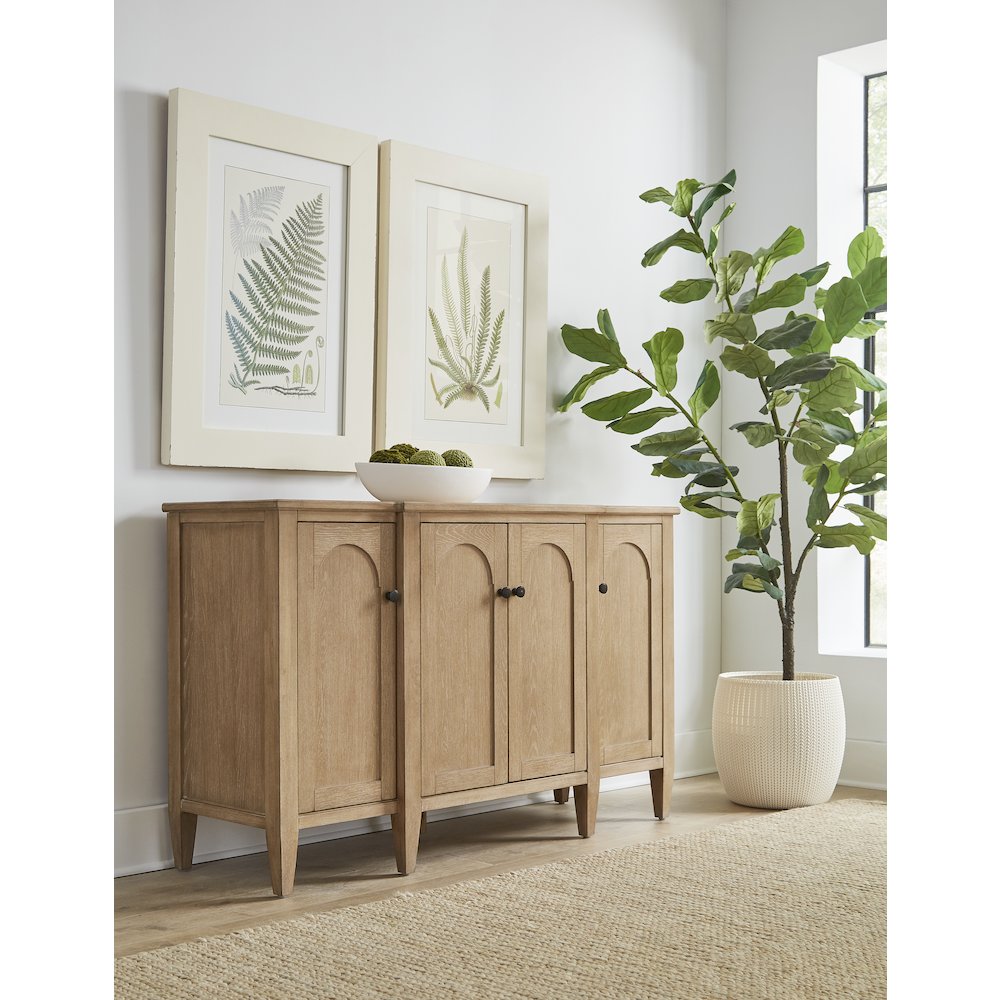 Laurel Wood Console, Wood Accent Cabinet, Fully Assembled. Picture 5