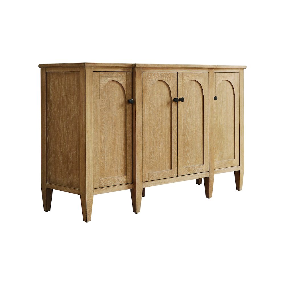 Laurel Wood Console, Wood Accent Cabinet, Fully Assembled. Picture 2