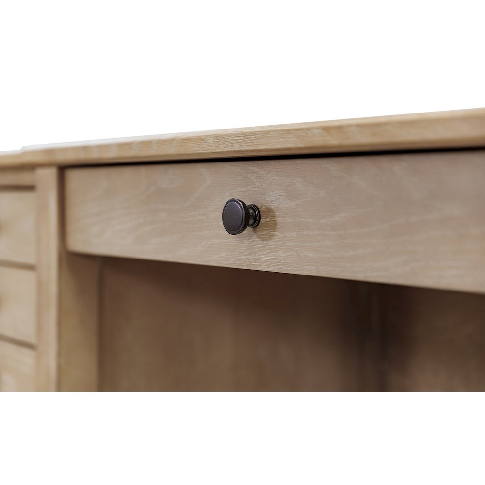 Laurel Wood Credenza, Wood Office Desk. Picture 9