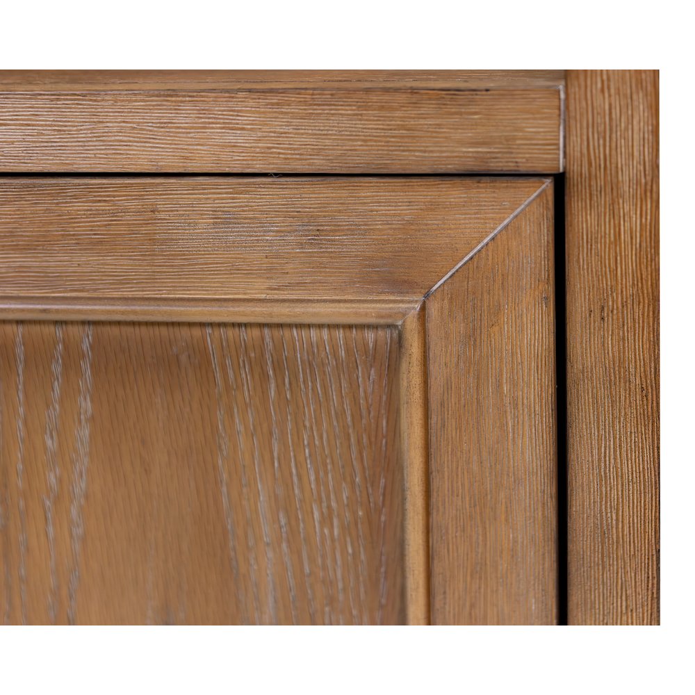 Modern Wood Arched Display Cabinet/Bookcase, Storage Cabinet, Brown. Picture 10
