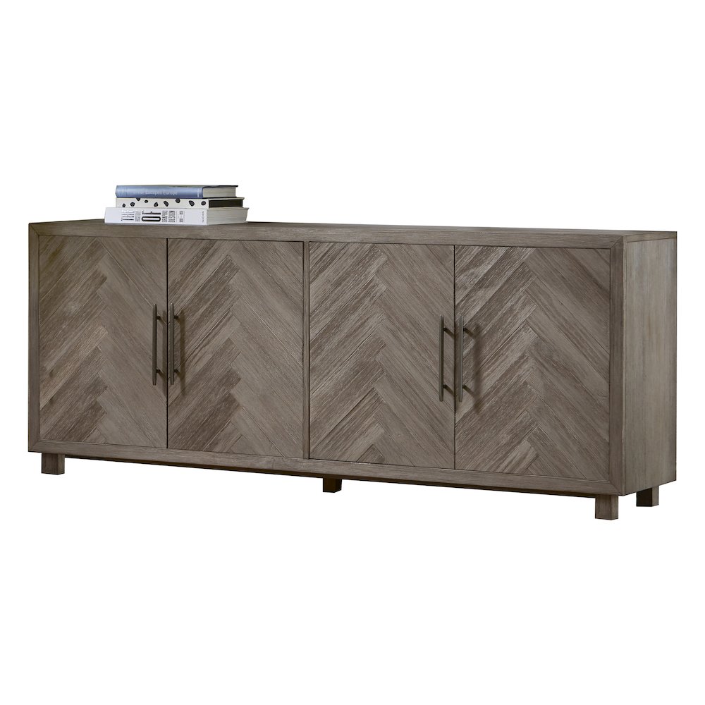 Palisades 80" Four Door TV Console. Picture 6