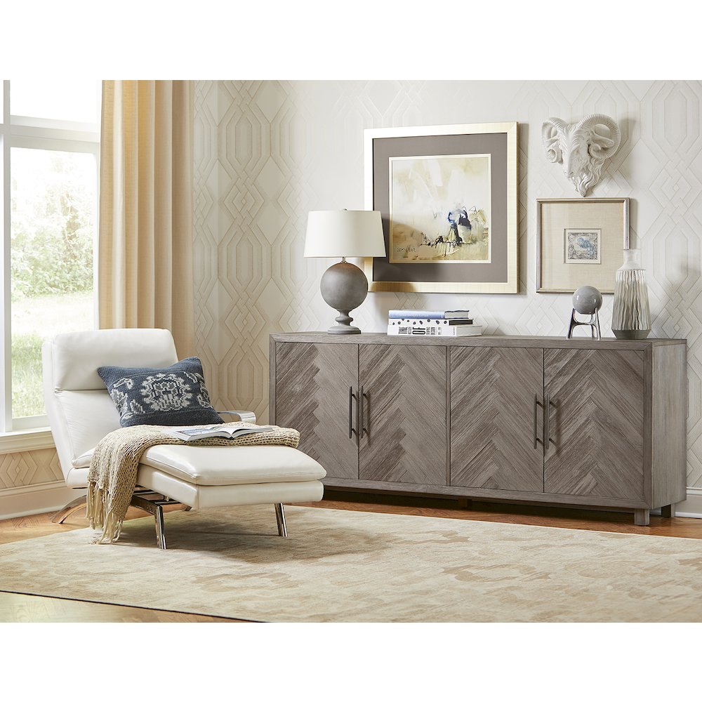 Palisades 80" Four Door TV Console. Picture 4