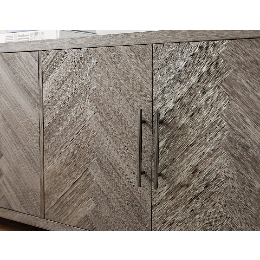 Palisades 80" Four Door TV Console. Picture 8