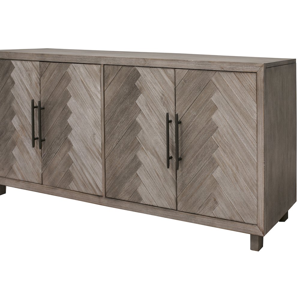 Palisades 80" Four Door TV Console. Picture 10