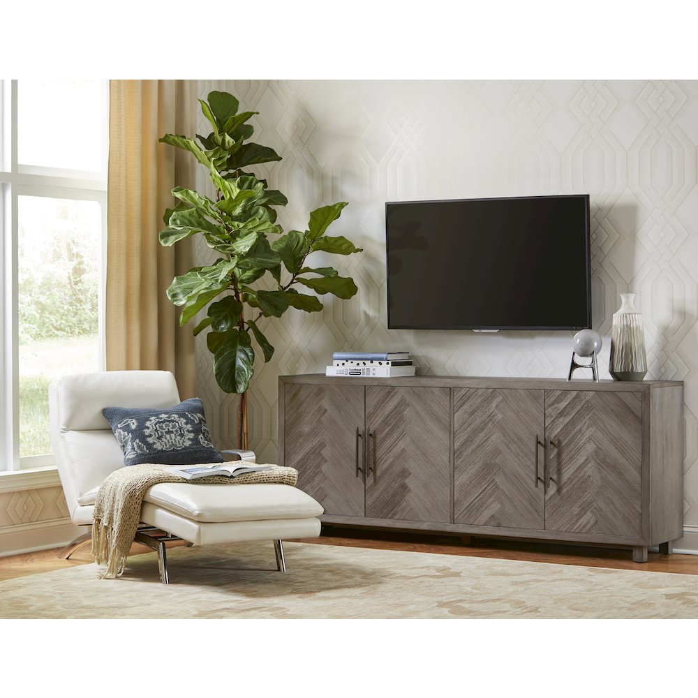 Palisades 80" Four Door TV Console. Picture 3