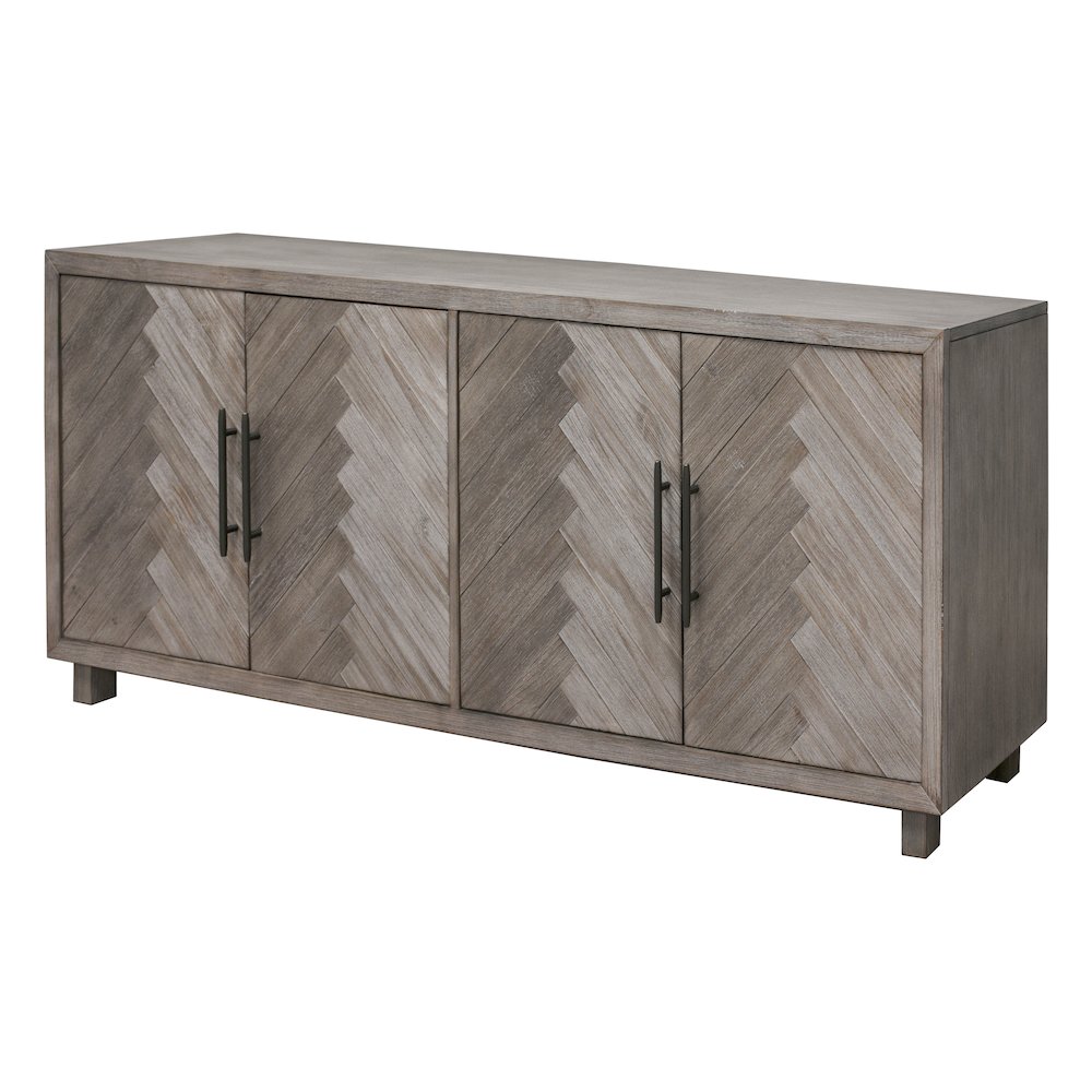 Palisades 80" Four Door TV Console. Picture 1