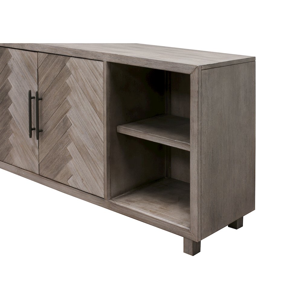 Palisades 80" Two Door TV Console. Picture 6