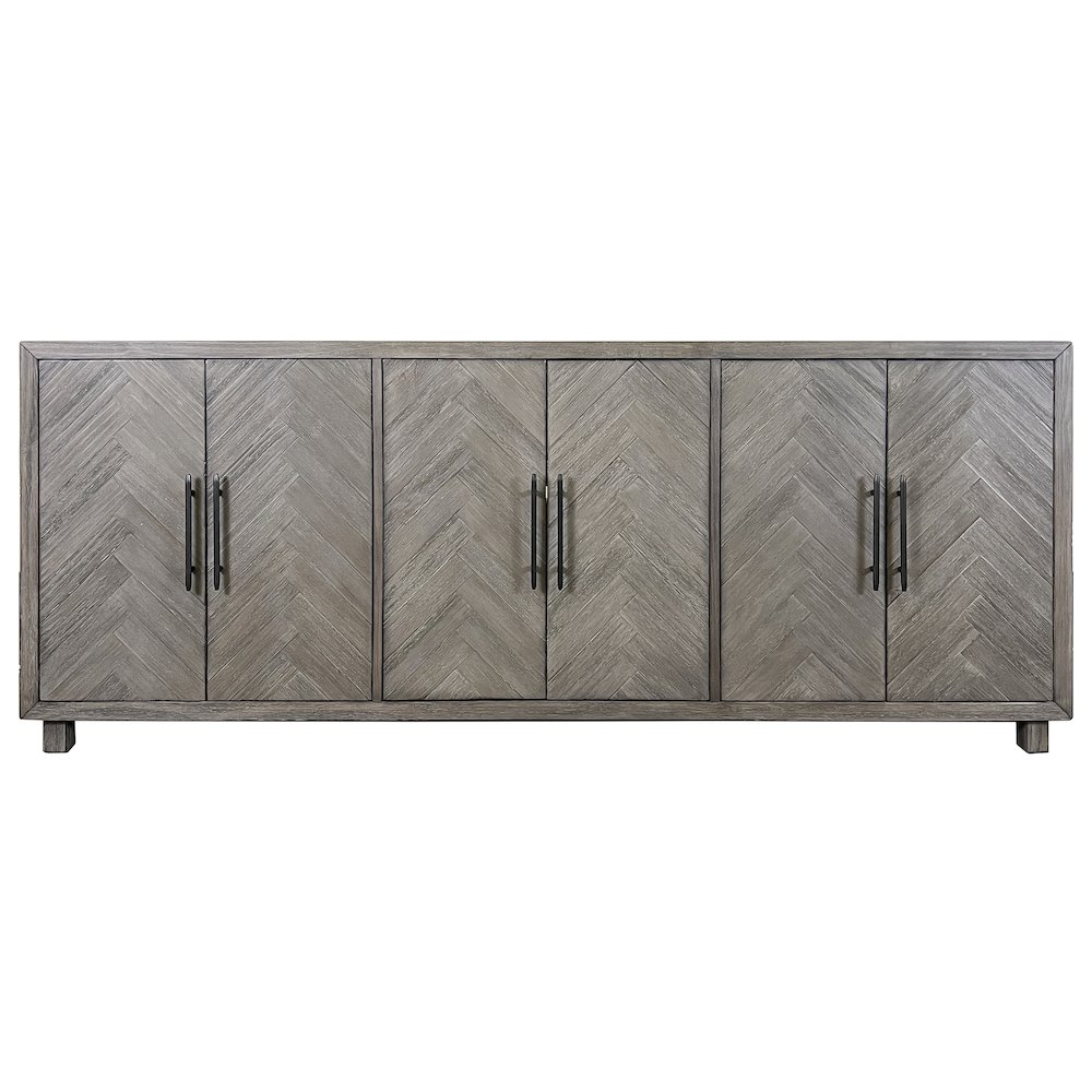 Palisades 90" Six Door TV Console. Picture 2