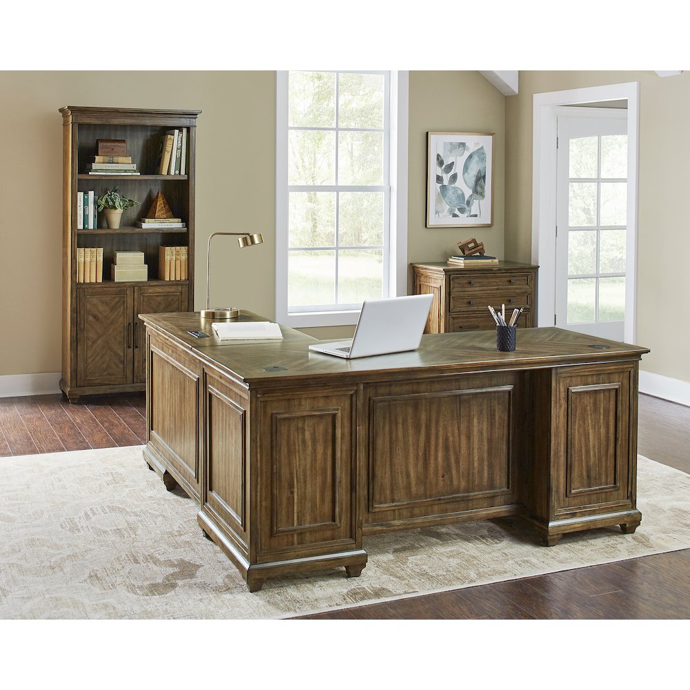 Porter L-Desk & Return, Writing Table & Return. Picture 4