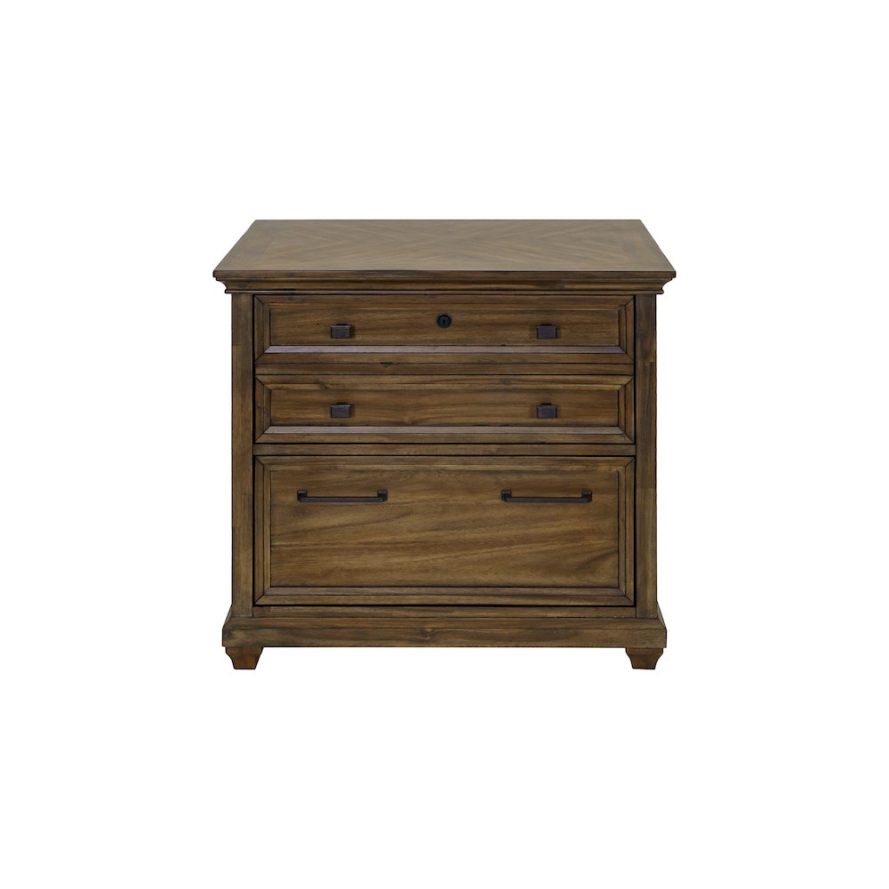 Porter Lateral File, Storage File Drawer, Brown. Picture 2