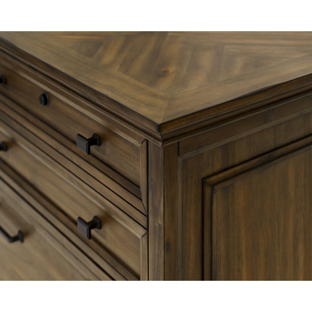 Porter Lateral File, Storage File Drawer, Brown. Picture 8
