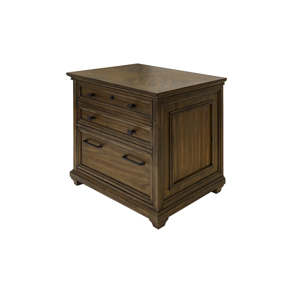 Porter Lateral File, Storage File Drawer, Brown. Picture 1