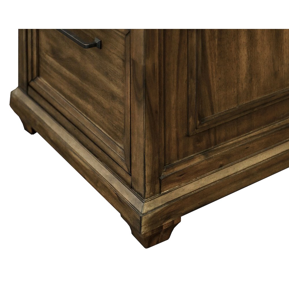 Porter Wood Double Pedestal Executive Desk, Fully Assembled. Picture 10