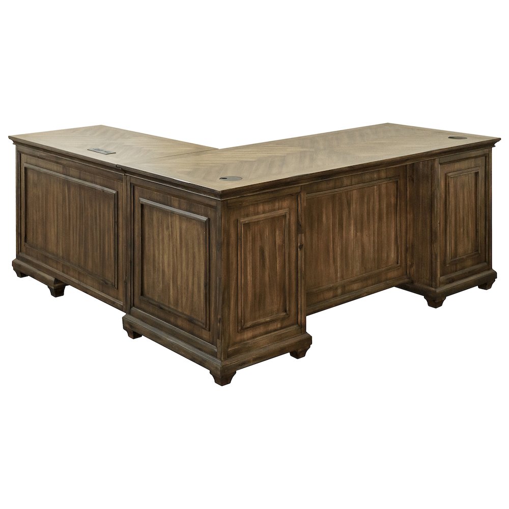 Porter L-Desk & Return, Writing Table & Return. Picture 2