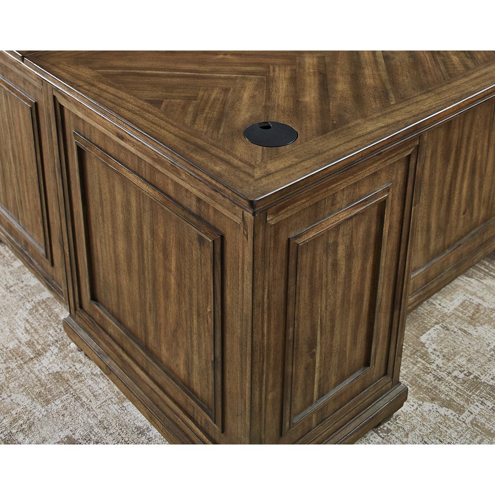 Porter L-Desk & Return, Writing Table & Return. Picture 12