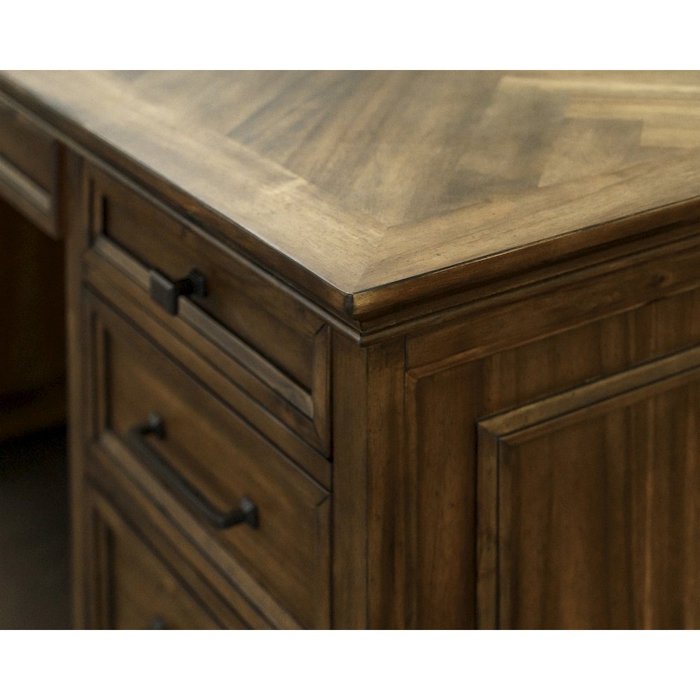 Porter Traditional Credenza, Brown. Picture 4