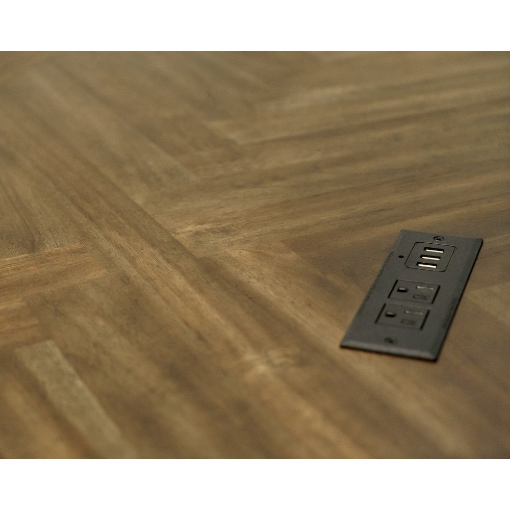 Porter Traditional Credenza, Brown. Picture 6