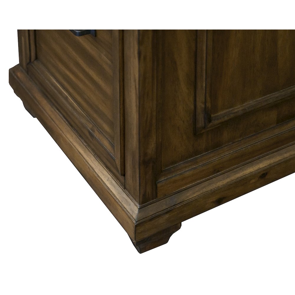 Porter Traditional Credenza, Brown. Picture 9