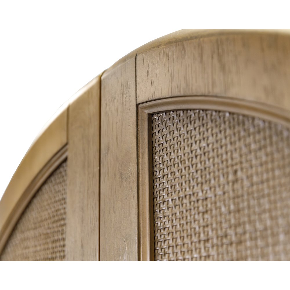 Quincey Coastal Arch shaped Bar Cabinet, Fully Assembled. Picture 9