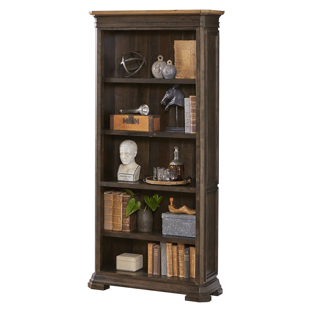 Sonoma Executive Open Bookcase, Brown. Picture 3