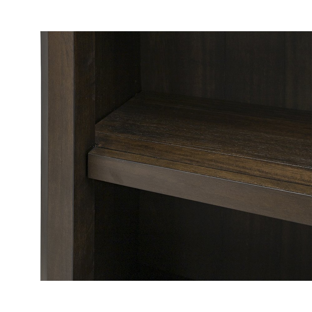 Sonoma Executive Open Bookcase, Brown. Picture 4