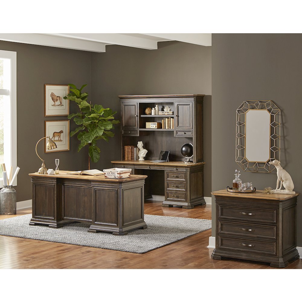 Sonoma Executive Lateral File With Locking Legal/Letter File Drawer. Picture 4
