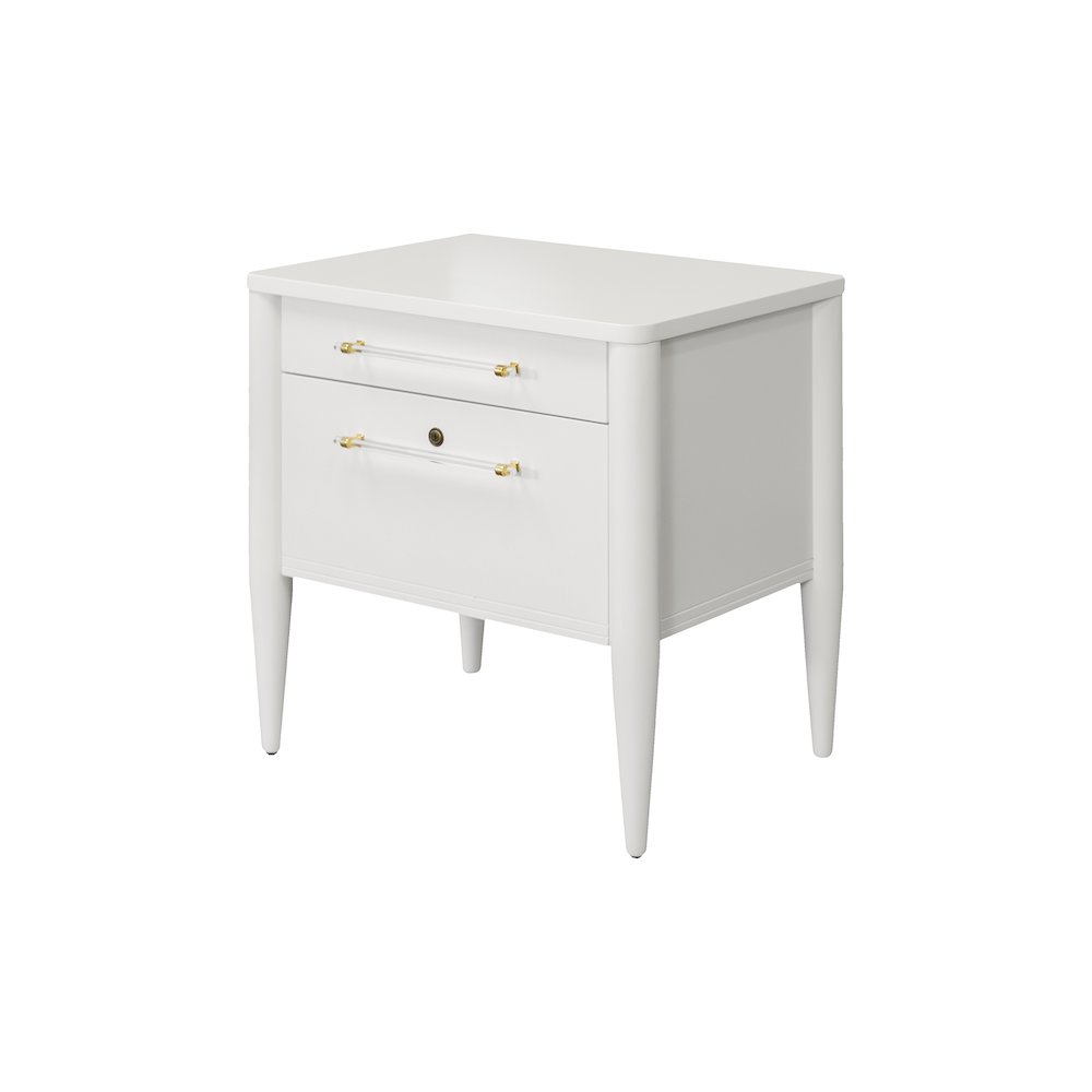 Shasta Contemporary Lateral File, White. Picture 1