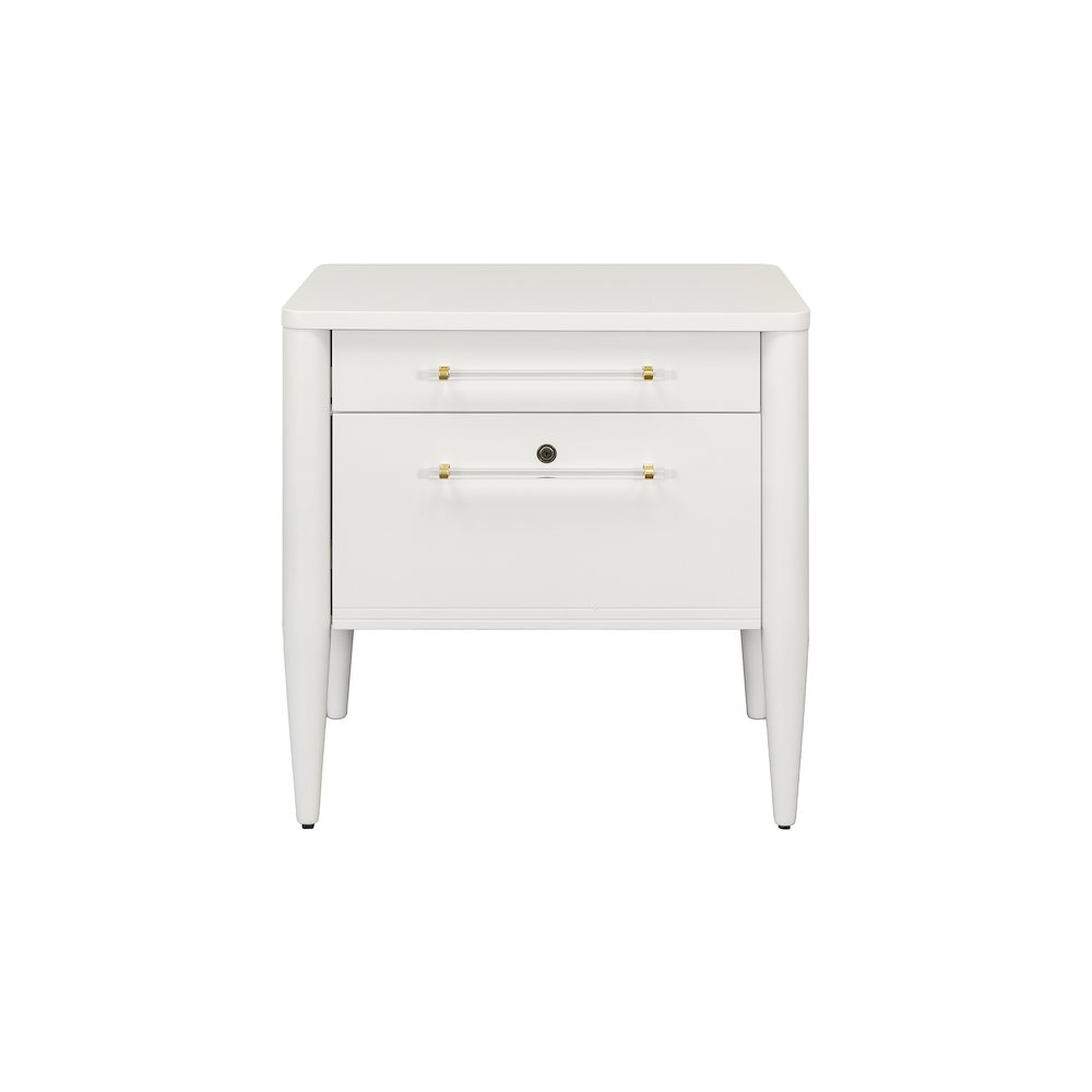 Shasta Contemporary Lateral File, White. Picture 2