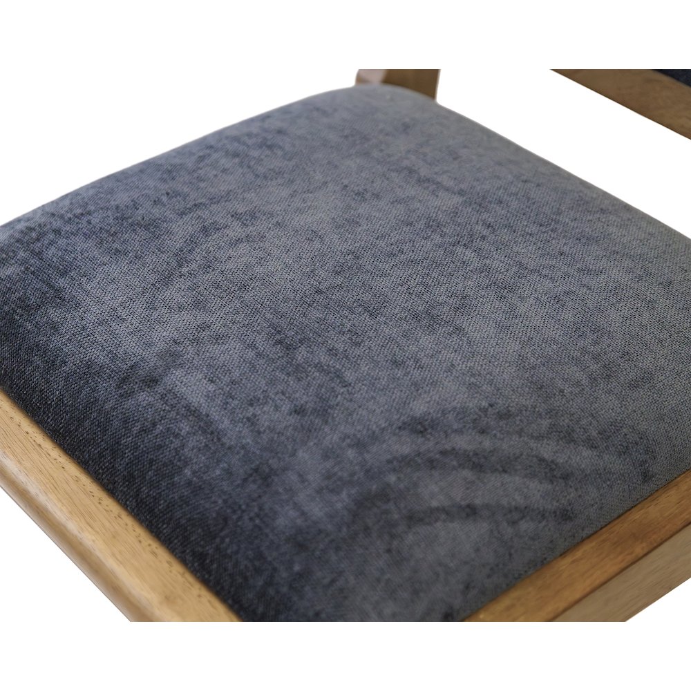 Shelby Two Mid-Century Modern Wood Side Chairs, Brown. Picture 9