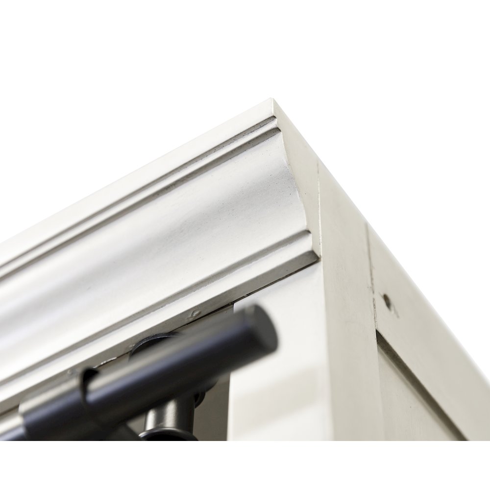 Toulouse Three 8' Tall Bookcase Wall With Fireplace and Ladder, Storage. Picture 7