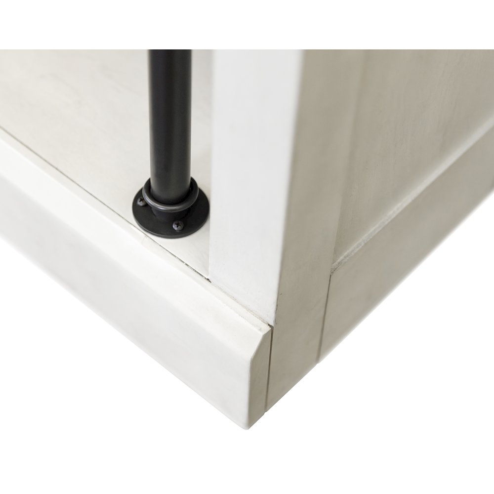 Toulouse Three 8' Tall Bookcase Wall With Fireplace and Ladder, Storage. Picture 8