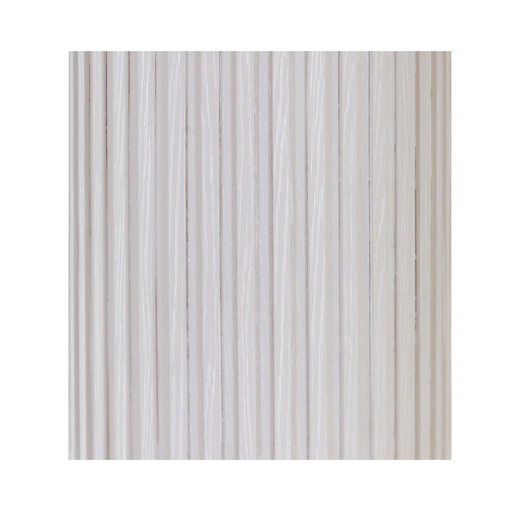 Modern round pedestal table, side table, cocktail stand, fully assembled, white. Picture 7