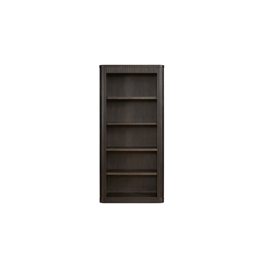 Tulane Executive Open Bookcase, Brown. Picture 1