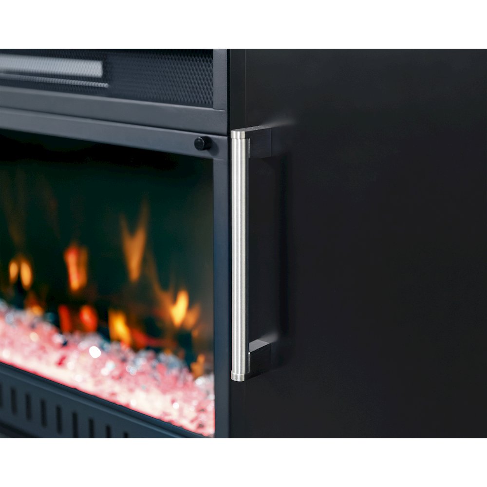 Uptown 60" Fireplace Console, Fully Assembled, Black. Picture 6