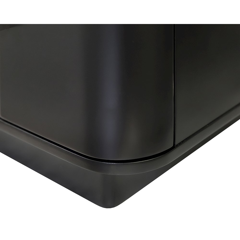 Uptown 96" Fireplace Console, Fully Assembled, Black. Picture 5